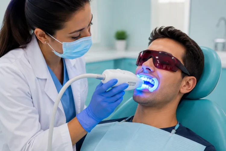 Blanchiment dentaire professionnel (selon une ordonnance)